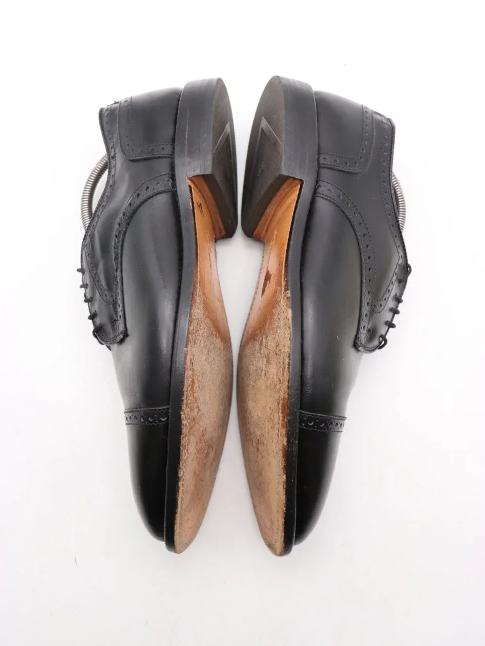 Allen Edmonds Colton Men's 10 E Cap Toe Brogue Black Leather Oxford Made In USA
